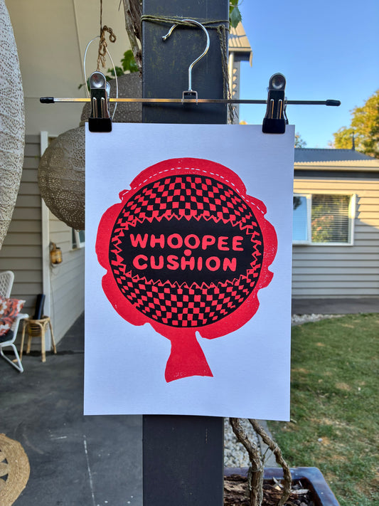 WHOOPIE CUSHION PRINT