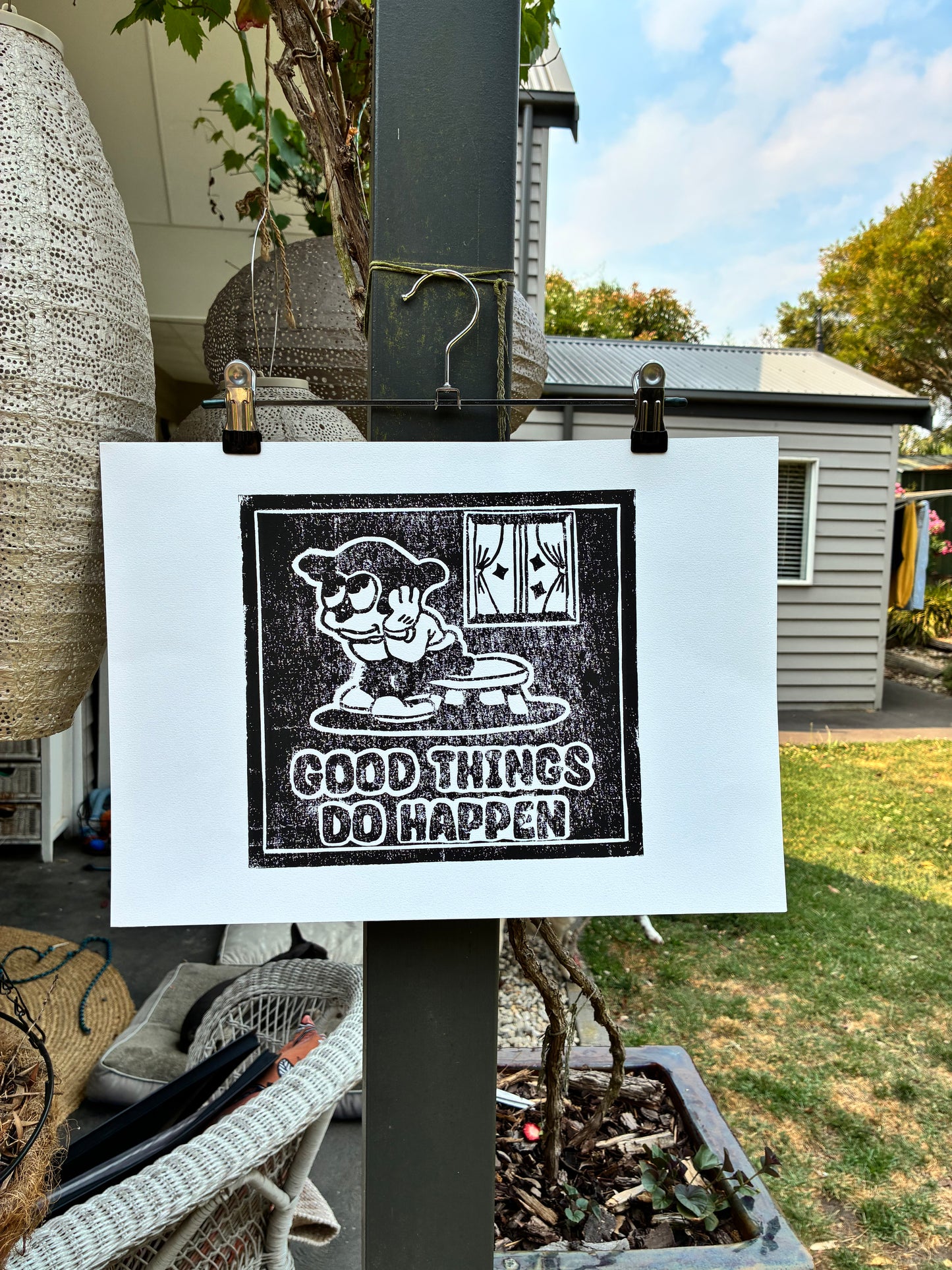 GOOD THINGS DO HAPPEN PRINT