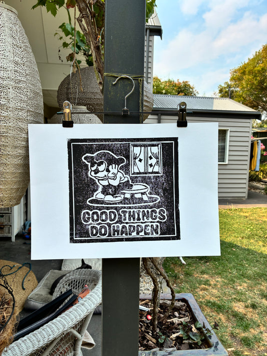 GOOD THINGS DO HAPPEN PRINT